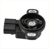 Black plastic throttle position sensor with metallic internal part and two white slots for 1996-1997 toyota 4runner 2.7l