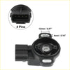 Black plastic throttle position sensor with 4-pin connector and metallic parts for toyota land cruiser tundra sequoia