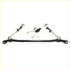 Black and silver metal tie rod idler center link kit with joints and mounting hardware for toyota hilux mighty rn n30 n40 2wd