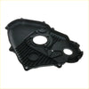 Black plastic timing chain belt cover with molded ridges and mounting holes for 2.4L toyota hilux ln51 ln56 ln67