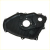 Black plastic timing chain belt cover with ribbed texture and mounting holes for toyota hilux 1998-2005