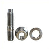 Shiny chrome titanium turbo charger stud kit bolt with hex head nut and flat washer for holden colorado rc 3.0l
