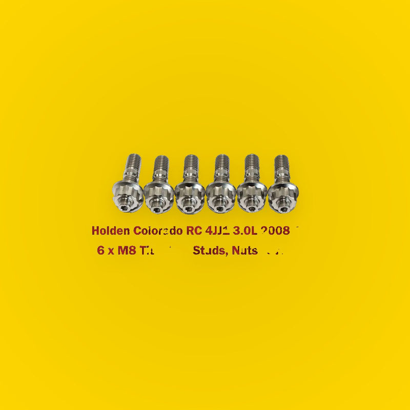 Titanium Turbo Charger Stud Kit for Holden Colorado RC 4JJ1 3.0L 2008-2010