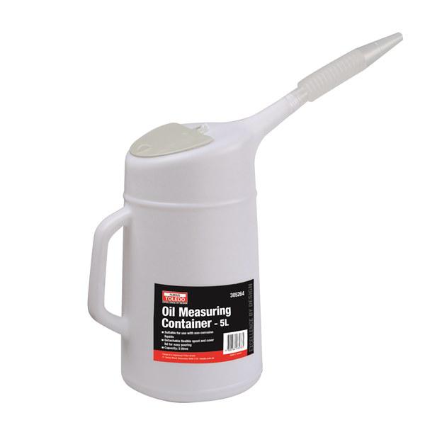 Toledo Oil Measure 5L With Flex Spout 305264