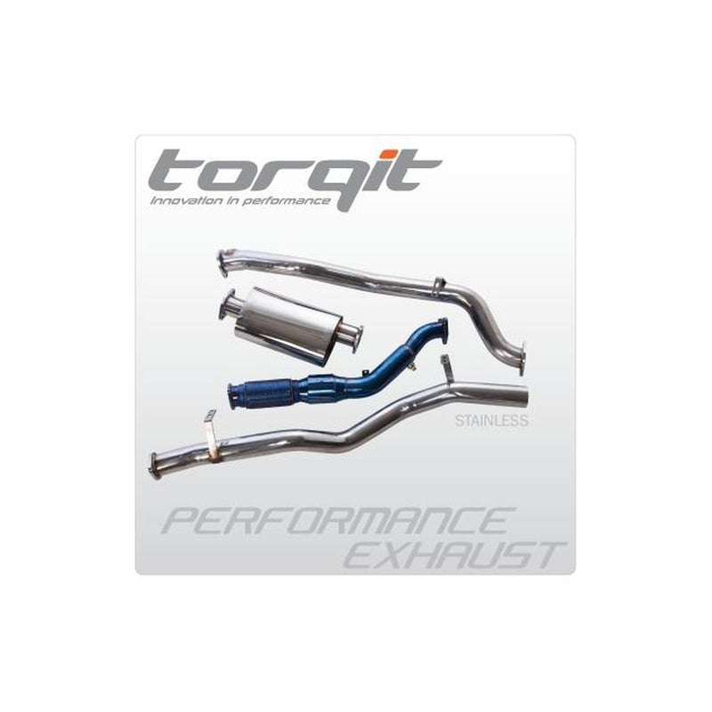 Torqit Cat Back Exhaust 3 Inch fits Nissan Navara D40 V6