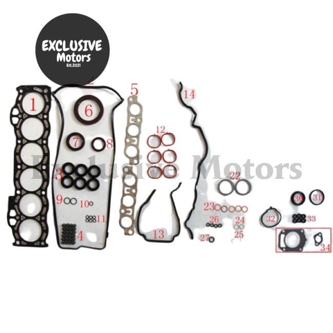 Toyota 1GFE Engine Gasket/Seal Kit