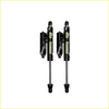 Black and silver dobinsons monotube remote shock absorbers with sleek industrial design for toyota hilux n70 2005 to mid 2015