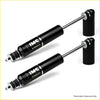 Black ims shock absorbers with chrome accents and sleek cylindrical design for Toyota Landcruiser 79 Series Dobinsons monotube remote