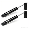 Black ims brand gas lift support arms with chrome rods and black housings for toyota landcruiser 79 series dobinsons monotube remote