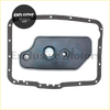 Black metal transmission oil pan gasket with three circular openings for ford ranger transmission filter kit 1989-2009