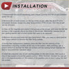 Installation instructions for a transmission oil pan replacement in a transmission filter kit for toyota sequoia 2001-2023