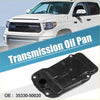 Black plastic transmission filter oil pan for toyota land cruiser 5.7l a t with molded mounts and central drain hole