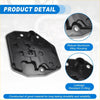 Black aluminum alloy transmission fluid filter oil pan with leakage resistant o-ring for toyota rav4 2005-2012