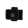 Black rubber transmission support engine mount with central bolt and cylindrical protrusions for mitsubishi mn ml