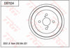 TRW Drum Brake Pair 251.8mm DB7034