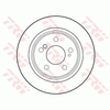TRW Brake Rotor Single 278mm Rear DF1595S