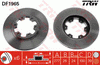 TRW Brake Rotor Pair 277mm Front DF1965S