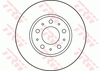 TRW Brake Rotor Pair 280mm Rear DF2671S