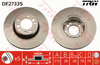 TRW Brake Rotor Single 315mm Front DF2733S