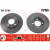 TRW Brake Rotor Pair 239mm Front DF2780S