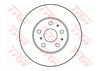 TRW Brake Rotor Single 255mm Front DF3037S