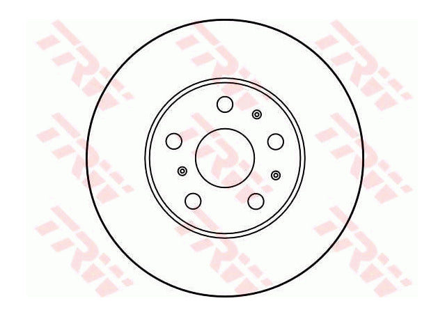 TRW Brake Rotor Single 255mm Front DF3037S