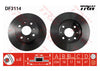 TRW Brake Rotor Single 234mm Front DF3114S