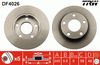 TRW Brake Rotor Pair 245mm Rear DF4026S