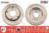 TRW Brake Rotor Single 256mm Front DF4081S
