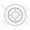 TRW Brake Rotor 258mm Rear DF4122S