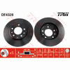 TRW Brake Rotor Pair 273.5mm Front DF4328S