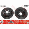 TRW Brake Rotor Rear DF4436S