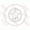 TRW Brake Rotor Single Front DF4449S
