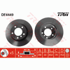 TRW Brake Rotor Single Front DF4449S