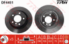 TRW Brake Rotor Single Rear DF4451S