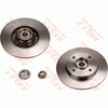 TRW Brake Rotor 249mm Rear DF4452BS