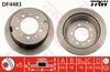 TRW Brake Rotor Rear DF4483S