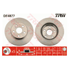 TRW Brake Rotor Single Front DF4877S