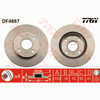 TRW Brake Rotor Pair Front DF4887S
