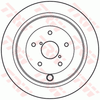 TRW Brake Rotor Single Rear DF4929S