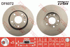TRW Brake Rotor Single Front DF6072S