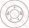 TRW Brake Rotor Front DF6081S