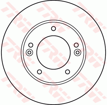 TRW Brake Rotor Front DF6081S
