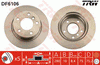 TRW Brake Rotor Pair Rear DF6106S
