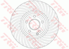TRW Brake Rotor 322mm Front DF6195S