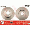 TRW Brake Rotor Pair 278mm Rear DF7028S