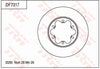 TRW Brake Rotor 285mm Front DF7317S