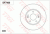 TRW Brake Rotor Single 280mm Front DF7966S