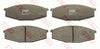 TRW Dtec Brake Pad Set Front GDB251DT