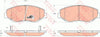 TRW Dtec Brake Pad Set Front GDB3325DT